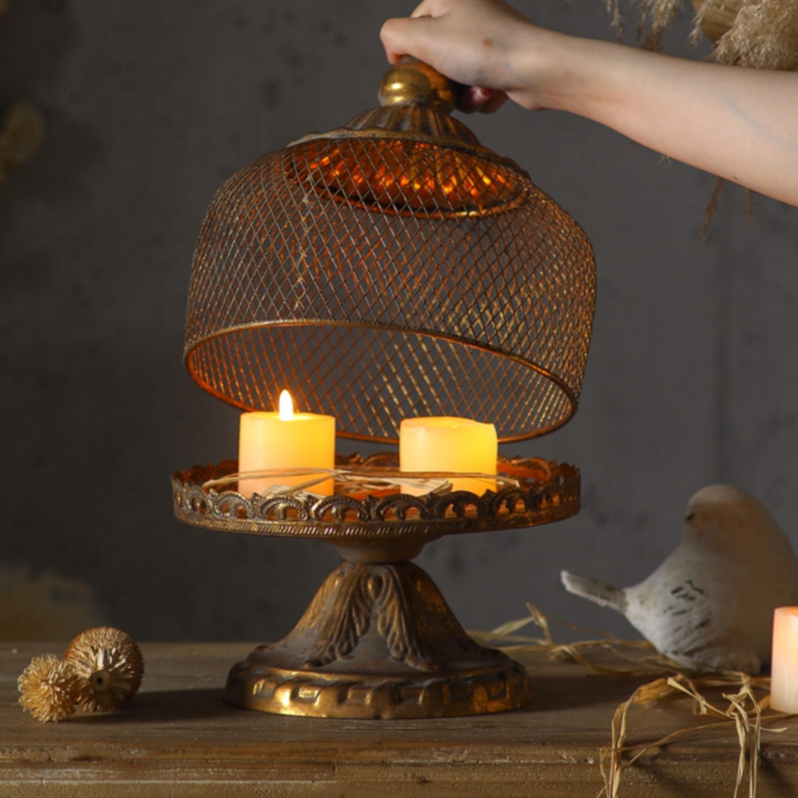 Candle Holder Decor - Dekoracyjny świecznik na postumencie w stylu