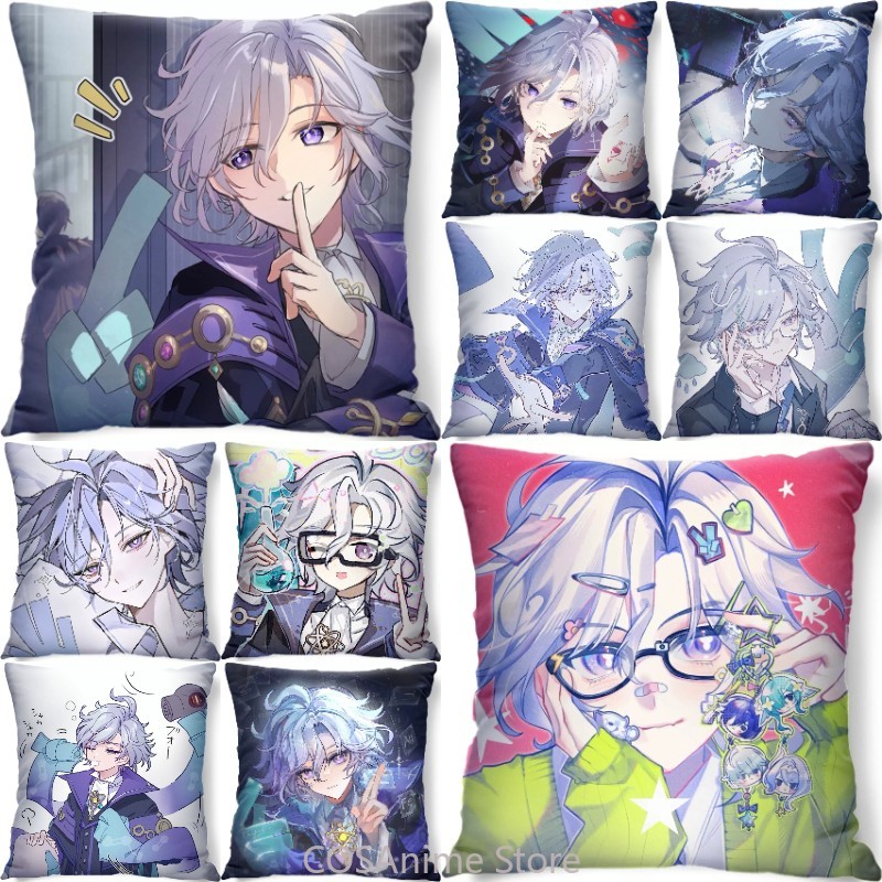 Throw Pillow - Mitya Genshin Impact – pluszowa poduszka