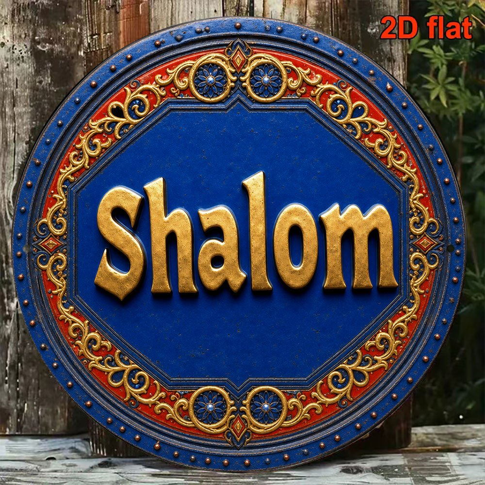 Wall Art - CIFBUY Retro Aluminiowy Znak Ścienny Wodoodporny