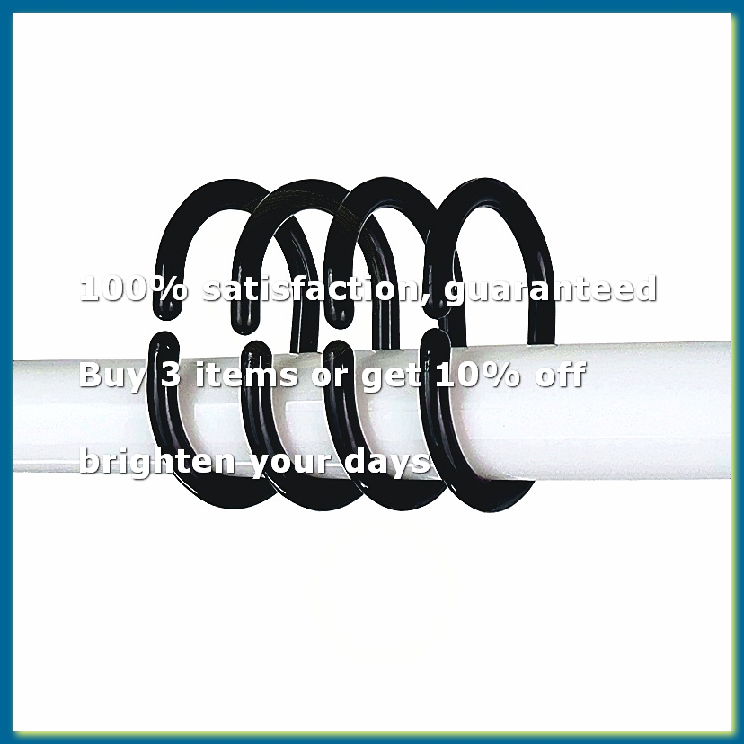 Curtain Curtain - 24 szt. Plastikowe kółka do zasłon