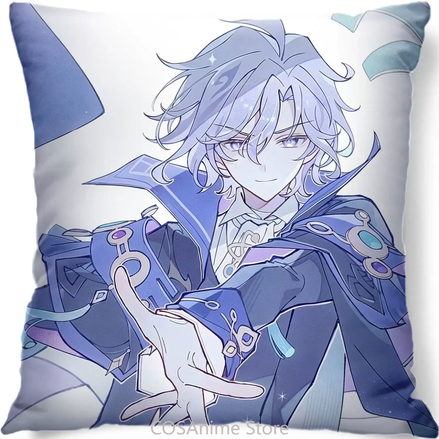 Mitya Genshin Impact – pluszow – Throw Pillow recenzja i cena
