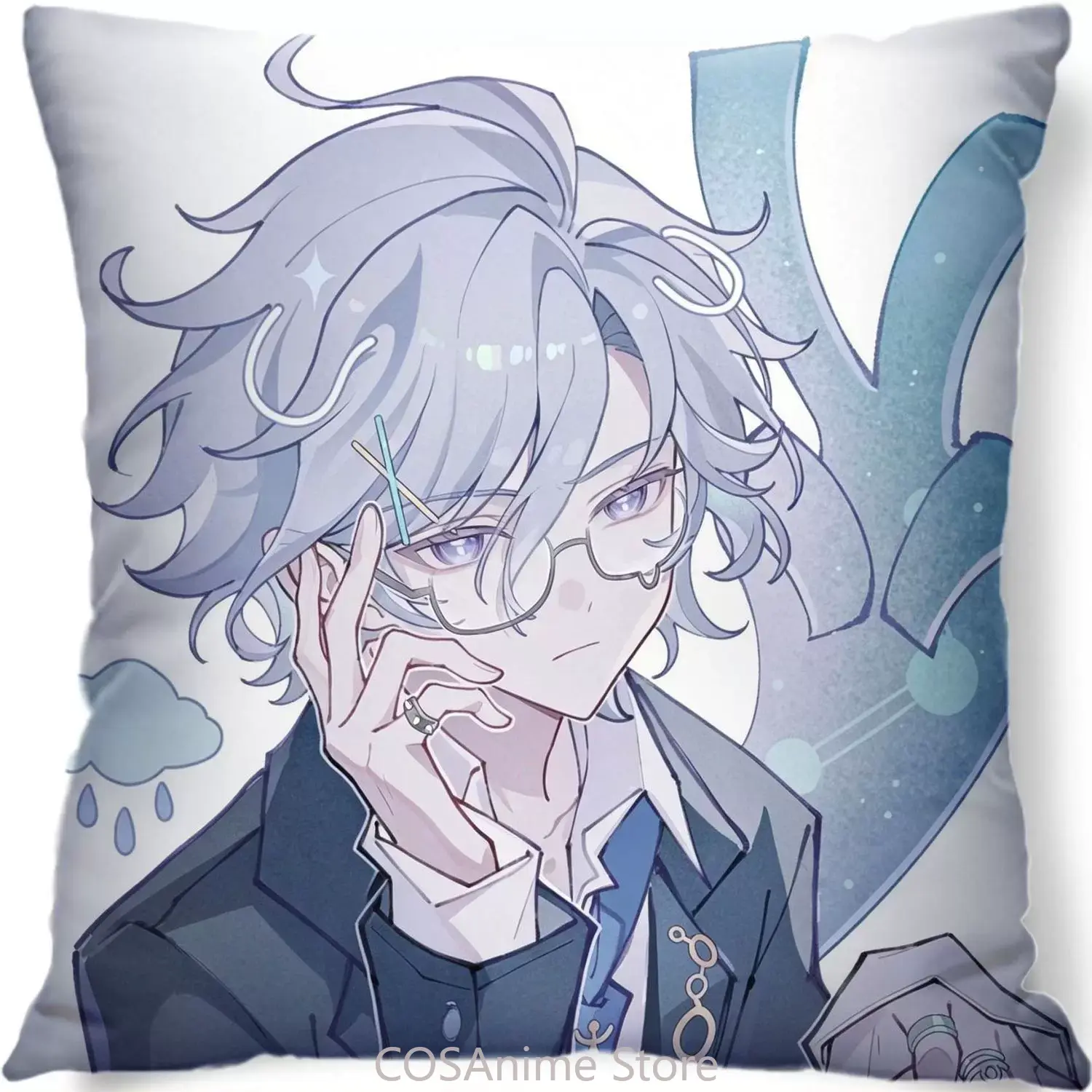 Mitya Genshin Impact – pluszow – Throw Pillow recenzja i cena