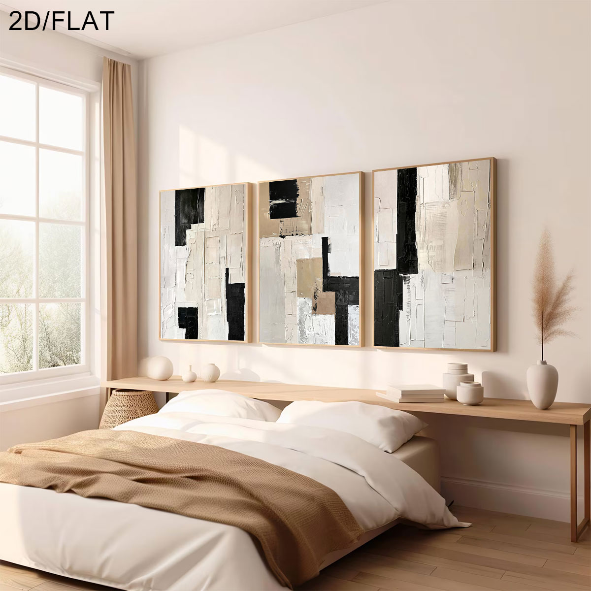3 sztuki bezramkowych, 3 sztuk – Abstract Canvas Set recenzja i cena