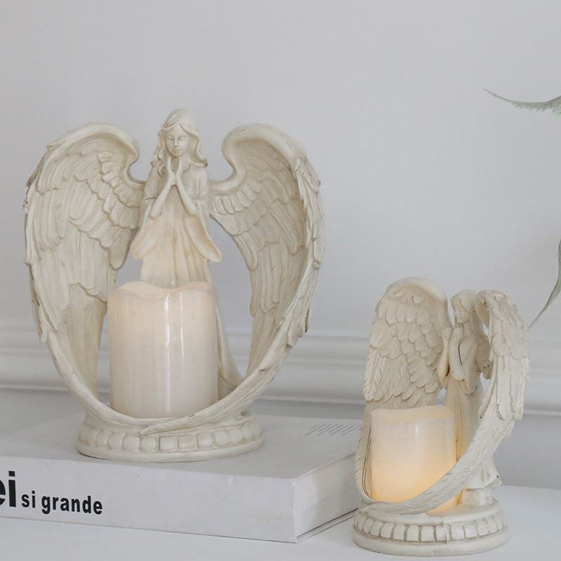 Żywiczny aniołek, elektroniczn – Candle Holder Decor recenzja i cena