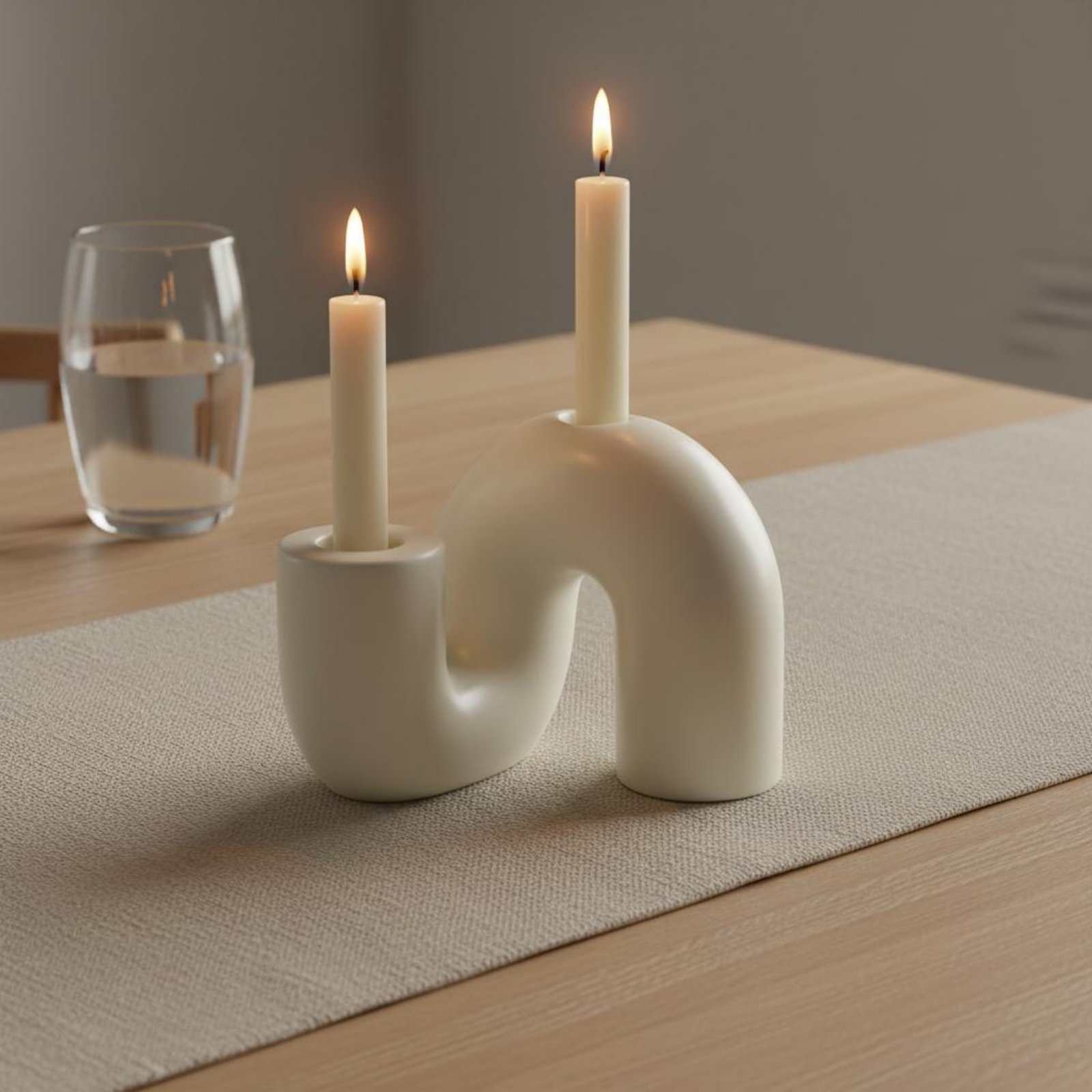 Falisty ceramiczny świecznik m – Candle Holder Decor recenzja i cena