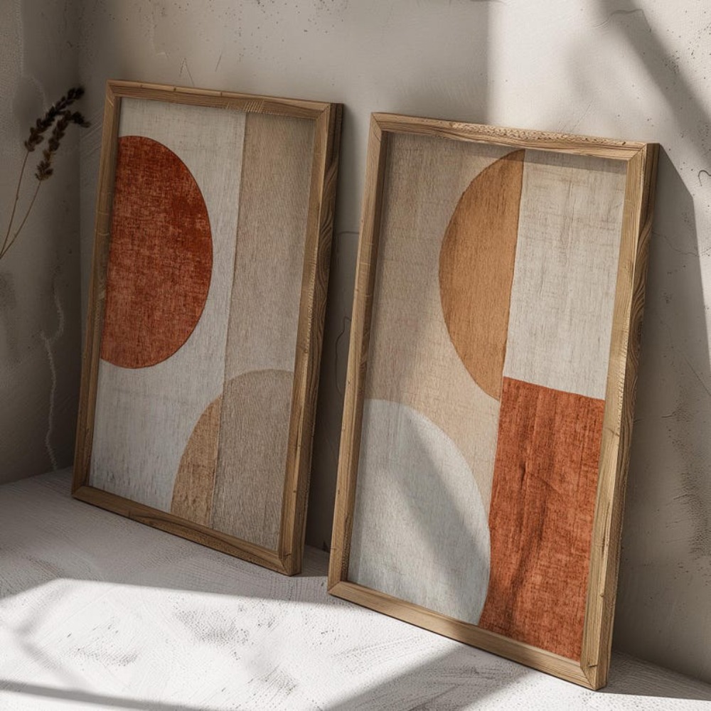 2 szt. bezramowych obrazów na  – Abstract Canvas Set recenzja i cena