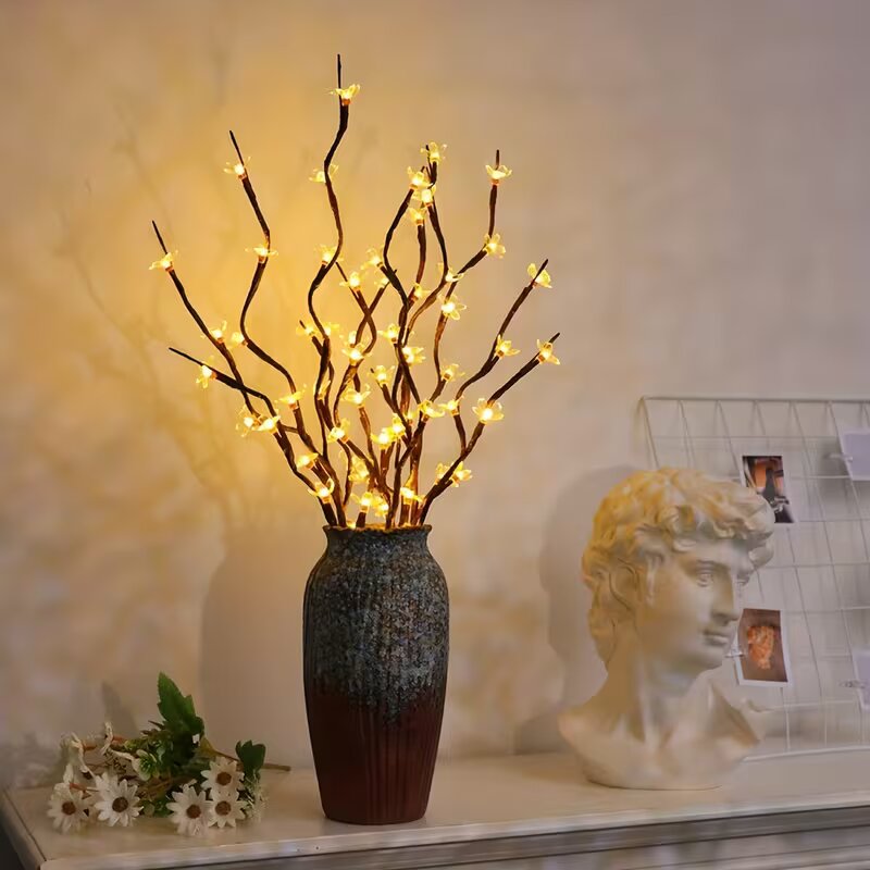 1/2 szt. 20 LED Lampki Gałązki – Vase Decor recenzja i cena