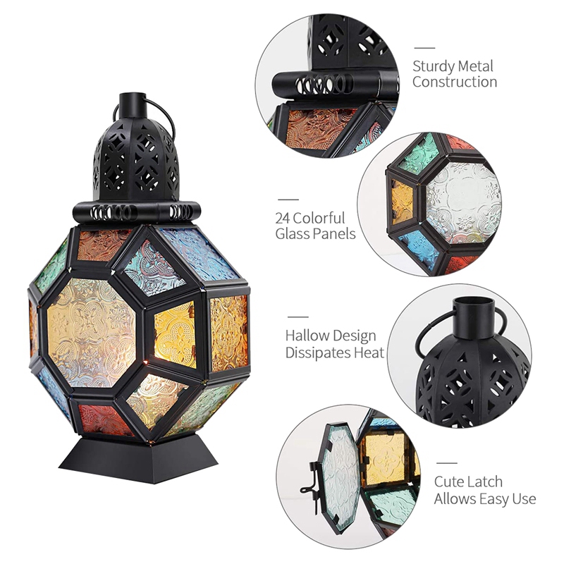 Retro żelazny lampion na świec – Candle Holder Decor recenzja i cena