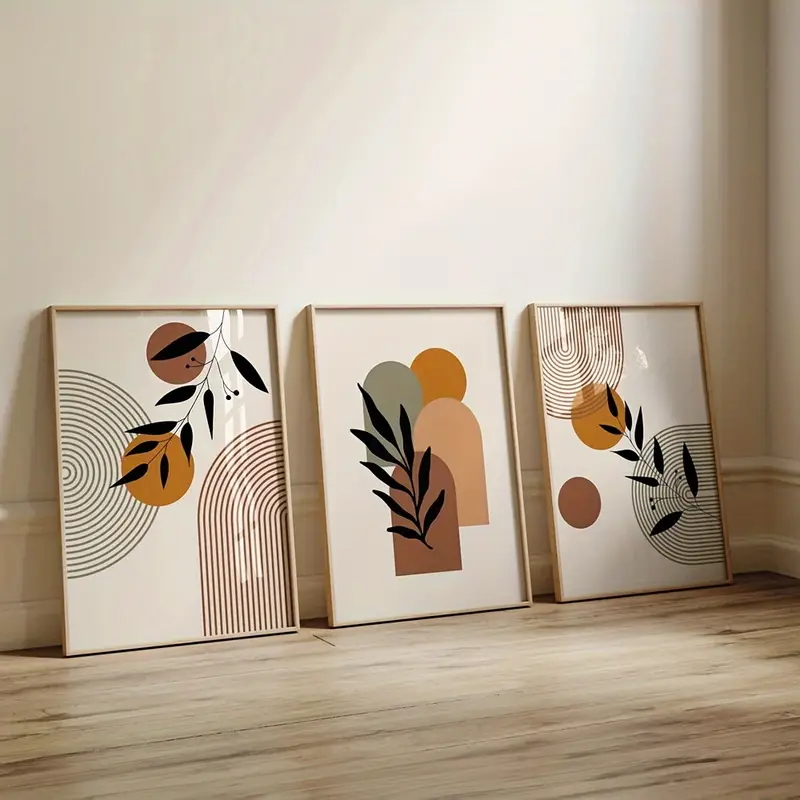 3 szt. Plakaty w stylu bohemy  – Abstract Canvas Set recenzja i cena