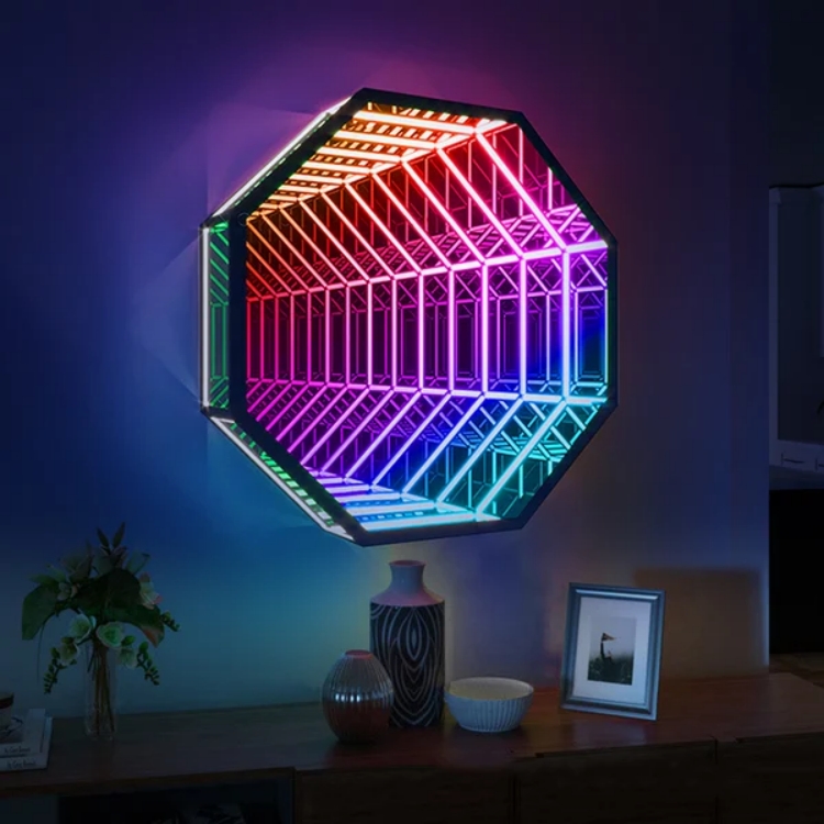 Ośmiokątne lustro nieskończono – Decorative Mirror recenzja i cena